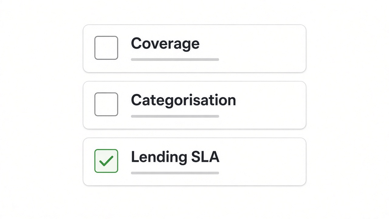 Open banking credit invisible provider evaluation checklist for EU lenders