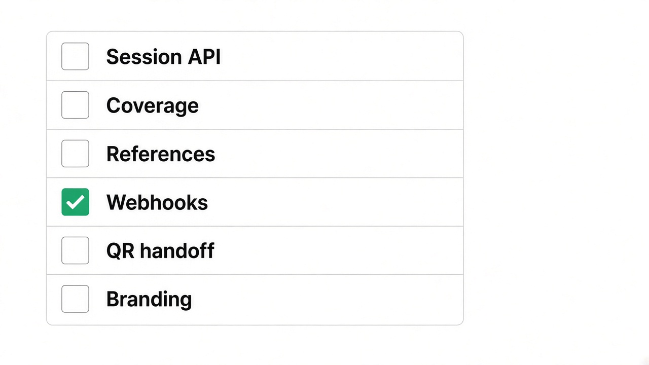 Pay by bank payment links provider evaluation checklist for payments teams