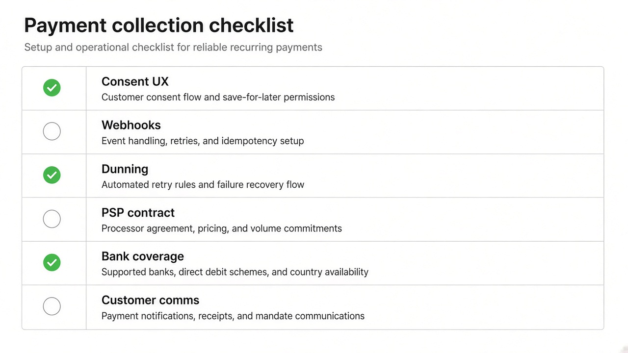 UKPI Wave 2 recurring payments readiness checklist for billing and product teams